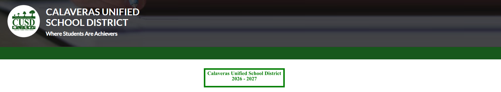 District School Academic Calendar Key for Calaveras Educational Transitions 7-12
