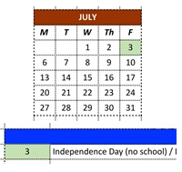 District School Academic Calendar for Marshall Lane Elementary for July 2026