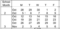 District School Academic Calendar for Carlsbad Seaside Academy for October 2026
