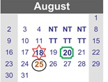 District School Academic Calendar for Carson High School for August 2026