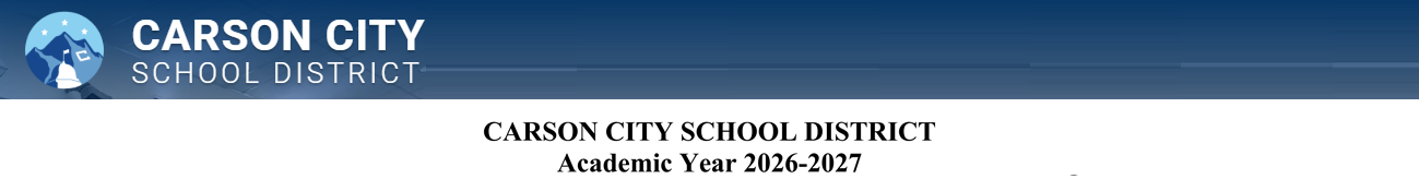 District School Academic Calendar for Carson High School