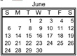 District School Academic Calendar for Declo Senior High School for June 2027