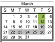 District School Academic Calendar for Declo Senior High School for March 2027