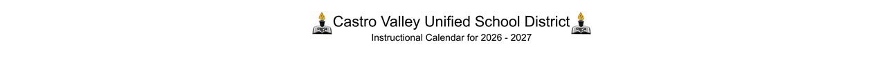 District School Academic Calendar for Chabot Elementary