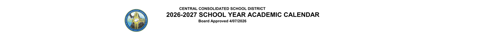 District School Academic Calendar for Mesa Elementary