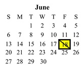 District School Academic Calendar for Chaffey High for June 2027