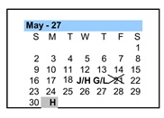District School Academic Calendar for Navarrete Elementary for May 2027