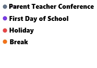 District School Academic Calendar Legend for Chelsea High School