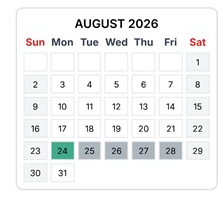 District School Academic Calendar for Midlothian High for August 2026