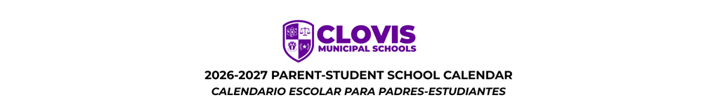 District School Academic Calendar for Clovis High