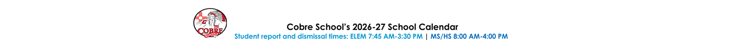 District School Academic Calendar for Central Elementary