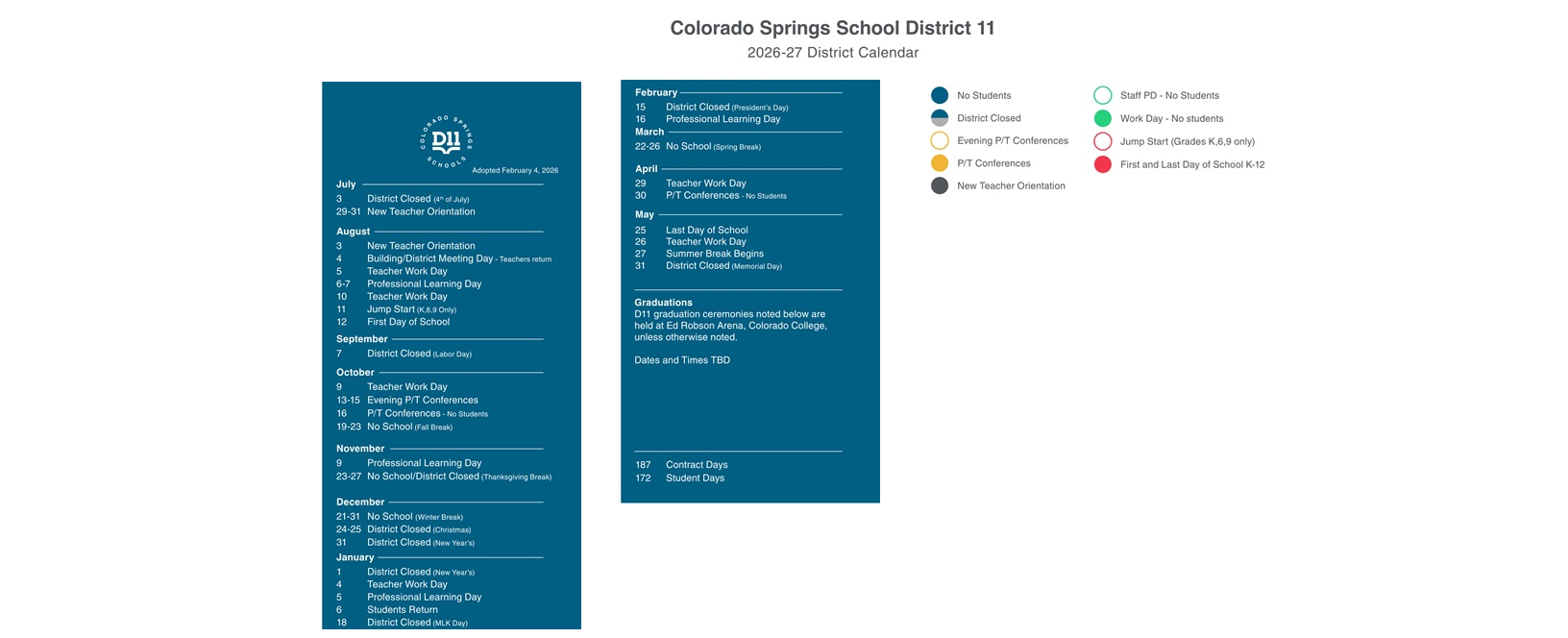 District School Academic Calendar Key for Steele Elementary School