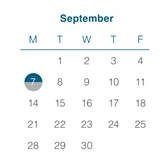 District School Academic Calendar for Steele Elementary School for September 2026