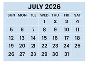 District School Academic Calendar for Africentric Elementary School for July 2026
