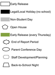 District School Academic Calendar Legend for Cawthon (robert C.) Elementary