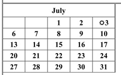 District School Academic Calendar for King (martin Luther) High (CONT.) for July 2026