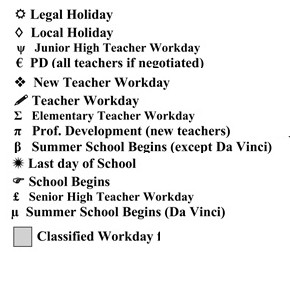 District School Academic Calendar Legend for King (martin Luther) High (CONT.)
