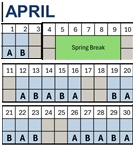 District School Academic Calendar for Mt High Shoupp K-6 for April 2027