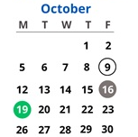 District School Academic Calendar for Horace Mann Montessori Elementary School for October 2026