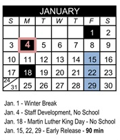 District School Academic Calendar for Paseo Hills Elementary for January 2027