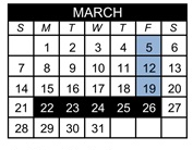 District School Academic Calendar for Paseo Hills Elementary for March 2027