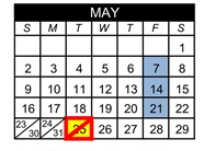 District School Academic Calendar for Paseo Hills Elementary for May 2027
