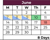 District School Academic Calendar for Margaret Keating Elementary for June 2027