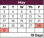 District School Academic Calendar for Margaret Keating Elementary for May 2027