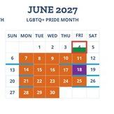 District School Academic Calendar for Connections Academy for June 2027