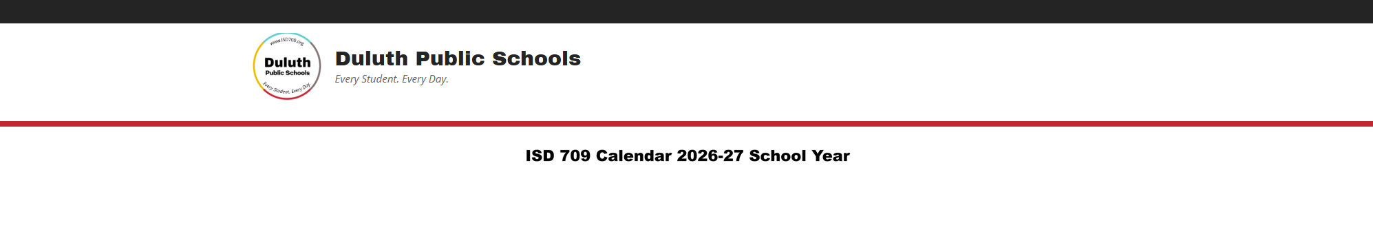 District School Academic Calendar for Duluth Excell Targeted Services