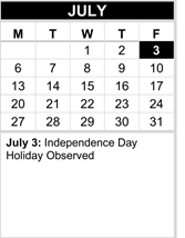 District School Academic Calendar for Beverly Elementary for July 2026