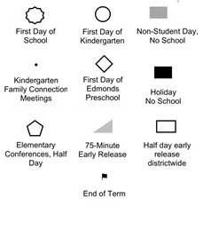 District School Academic Calendar Legend for Beverly Elementary