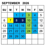 District School Academic Calendar for Cleminson Elementary for September 2026