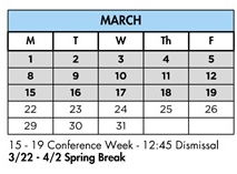 District School Academic Calendar for Capri Elementary for March 2027