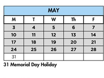 District School Academic Calendar for Capri Elementary for May 2027