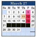 District School Academic Calendar for Van Stone Elementary for March 2027