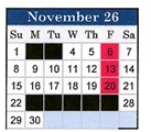 District School Academic Calendar for Van Stone Elementary for November 2026
