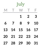 District School Academic Calendar for Charlemagne At Fox Hollow Elementary School for July 2026