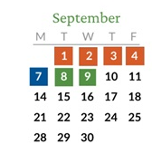 District School Academic Calendar for Charlemagne At Fox Hollow Elementary School for September 2026