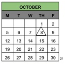 District School Academic Calendar for Matsumoto (tom) Elementary for October 2026