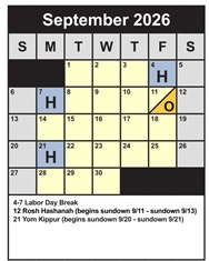 District School Academic Calendar for Langley High for September 2026