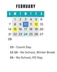 District School Academic Calendar for Neithercut Elementary School for February 2027