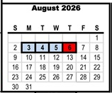 District School Academic Calendar for Clemmons Elementary for August 2026