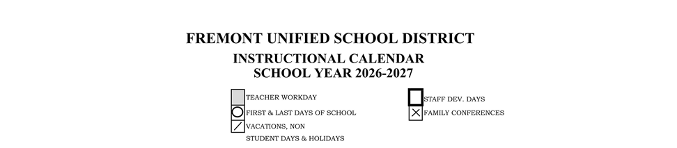 District School Academic Calendar for Vista Alternative