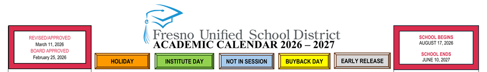 District School Academic Calendar for Valley Preparatory Academy Charter