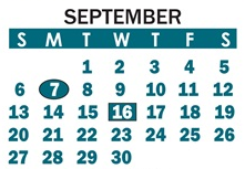 District School Academic Calendar for Catawba Heights Elementary for September 2026