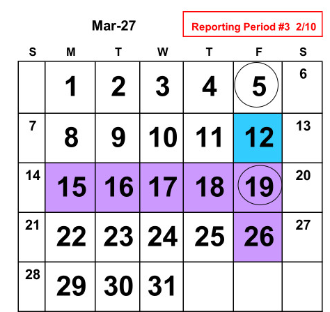 District School Academic Calendar for Bluewater Elementary for March 2027