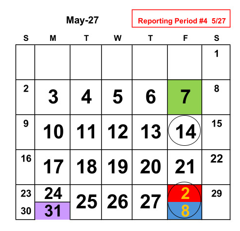 District School Academic Calendar for Bluewater Elementary for May 2027