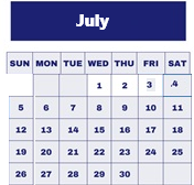 District School Academic Calendar for Langlade Elementary for July 2026