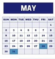 District School Academic Calendar for Langlade Elementary for May 2027